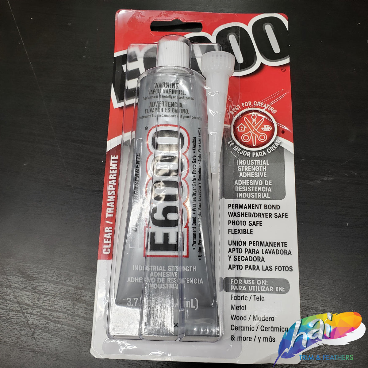 Crafters Emporio - Back in stock is B-6000 glue. This is a multi purpose  glue and can be used for sticking materials like plastic, metals, rubber,  cloth, etc etc. For more details