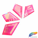 29x48mm Diamond Neon AB Resin Stones (4 pieces)