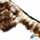 2-3" Natural Rooster Saddle Fringe (1 Yard)