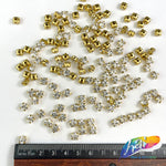 28ss Crystal Sew-on Rhinestone w/ Gold Metal Setting (144 pieces)