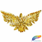 Metallic Flying Bird Beaded Sequins Applique, A-30