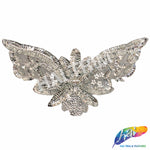 Metallic Flying Bird Beaded Sequins Applique, A-30