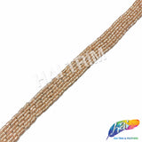 SALE! 1 1/2" Rose Gold Beaded Trim, ACR-083