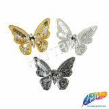 Sequins Rhinestone Butterfly Applique, BA-206