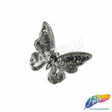 Sequins Rhinestone Butterfly Applique, BA-206