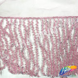 Beaded Sequin Fringe with Mesh (6" 12"), BSF-002