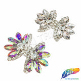 Crystal Bow Motif Rhinestone Iron On Applique, IA-081