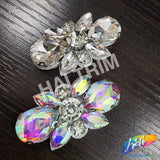 Crystal Motif Rhinestone Iron On Applique, IA-084