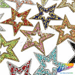 Star Rhinestone Iron On Applique, IRA-060