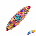 Multicolor Rhinestone Motif Iron On Applique, IRA-137