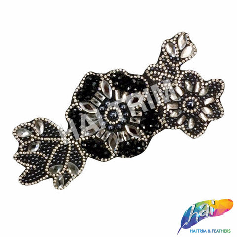 Gel-Back Rhinestone Appliques, Colored Iron-on Crystal Rhinestone Patches, IRA-050