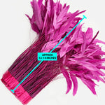 12-14" Stripped Coque Fringe (1/2 Yard)