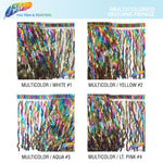 Multicolored Sequins Fringe (6" 12"), SEQ-001