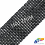 12-Row Matte Textured Square Stud Plastic Banding, PSB-011