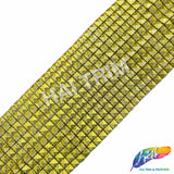 12-Row Matte Textured Square Stud Plastic Banding, PSB-011