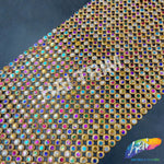 21-row Multicolored Sunburst Round Plastic Stud Banding, PSB-023