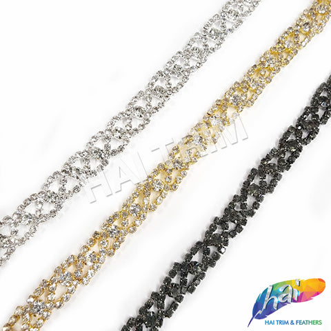 Crystal Stone Chain Trimming Clothing  Crystal Rhinestone Chain Trimming -  1 Glass - Aliexpress