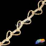 1" Crystal Loop Rhinestone Trim, RT-051