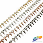 1/2" Metal Spike Rhinestone Trim, RT-180