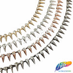 1/2" Metal Spike Rhinestone Trim, RT-180