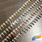 1/2" Metal Spike Rhinestone Trim, RT-180