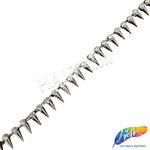 1/2" Metal Spike Rhinestone Trim, RT-180