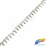 1/2" Metal Spike Rhinestone Trim, RT-180