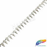 1/2" Metal Spike Rhinestone Trim, RT-180