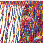 Matte Multicolored Sequins Fringe (6" 12"), SEQ-001