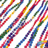 Matte Multicolored Sequins Fringe (6" 12"), SEQ-001