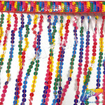 Matte Multicolored Sequins Fringe (6" 12"), SEQ-001