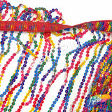 Matte Multicolored Sequins Fringe (6" 12"), SEQ-001