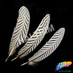 6-8" Silver Pheasant Quills (Sold Per Piece)