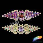 SALE! Fancy Wing Rhinestone Motif Applique, YH-081