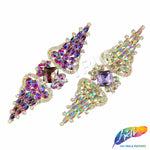 SALE! Fancy Wing Rhinestone Motif Applique, YH-081