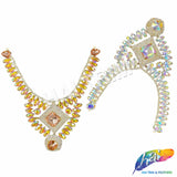 SALE! Fancy Rhinestone Necklace Applique, YH-093