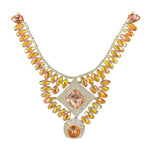 SALE! Fancy Rhinestone Necklace Applique, YH-093