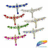 SALE! Fancy Colored Rhinestone Motif Applique, YH-098