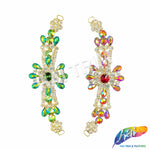 SALE! Fancy Colored Rhinestone Motif Applique, YH-101