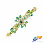 SALE! Fancy Colored Rhinestone Motif Applique, YH-101