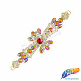 SALE! Fancy Colored Rhinestone Motif Applique, YH-101