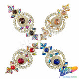 SALE! Fancy Medallion Rhinestone Motif Applique, YH-105