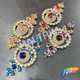 SALE! Fancy Medallion Rhinestone Motif Applique, YH-105