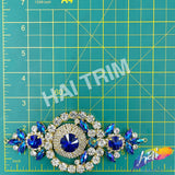 SALE! Fancy Medallion Rhinestone Motif Applique, YH-105