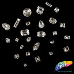 13x18mm Crystal Oval Sew-on Rhinestone w/ Metal Setting