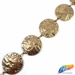 Textured Disc Metal Chain, CH-134