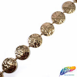 Textured Disc Metal Chain, CH-134