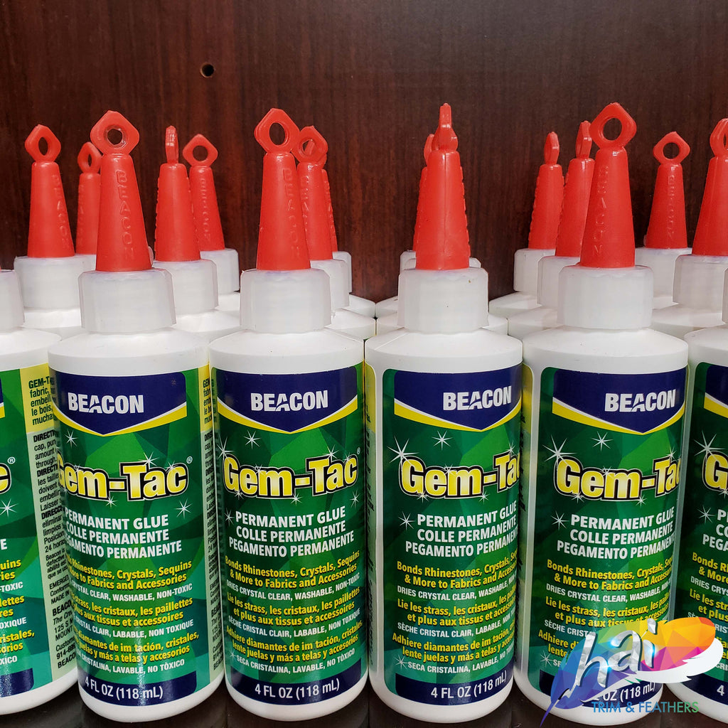 Gem Tac Embellishing Glue 4 floz (118ml) - Great for Crafts
