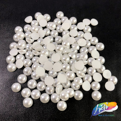 Ivory or White 4MM or 5MM Loose Round Pearl Price per Pack/50 Grams Sew on  Pearl 