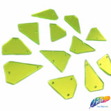 Neon Yellow Cut Mirror Stones (Neon  Yellow-006)